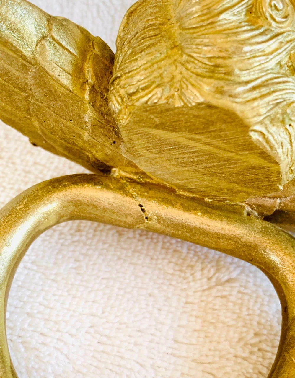 Rond de serviette, Ange doré – photo 4